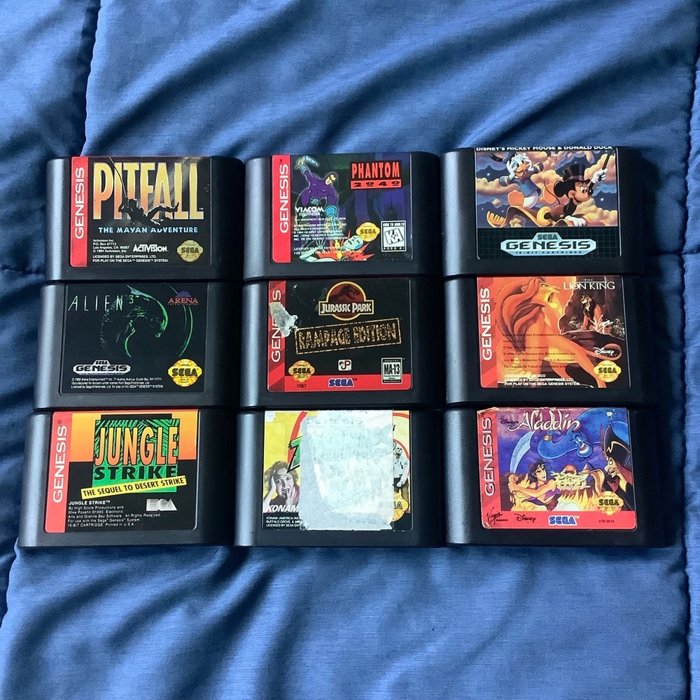 Sega Genesis 9 Game Bundle